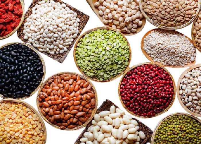 حبوبات برای زنان شاغل انواع حبوبات در ظرف های مختلف
